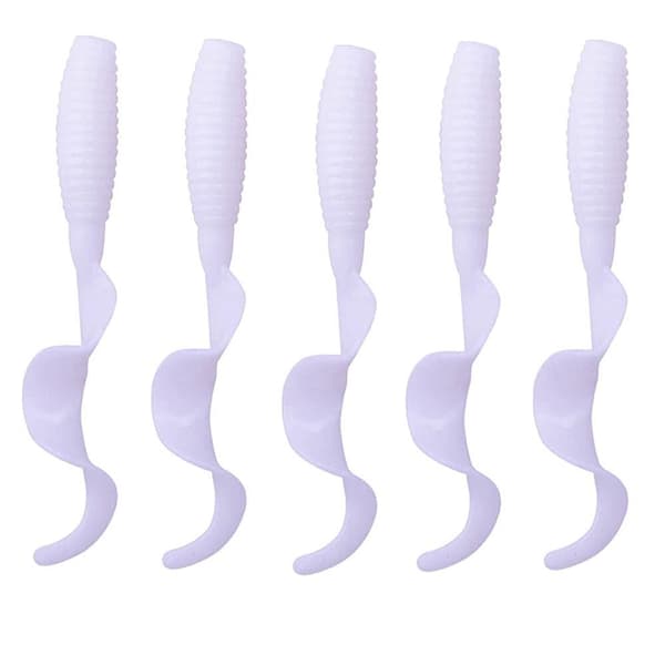 35 kpl Jigejä Standardi Curly Tail 55 mm - Perfet_tfrf
