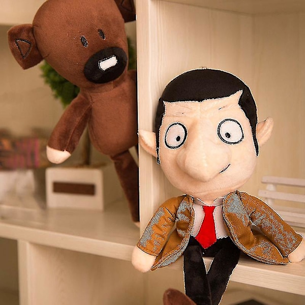Mr. Bean Plyschdocka Fylld Cartoon Ragdocka Teddybjörn Lugnande Docka Sängbordsprydnad Mr. Bean Mr. Bean 30cm