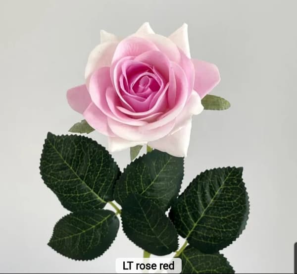 Real Touch Mixed Roses - Pink - Artificial Flowers - Artificial Roses - Artificial Bouquet - Rose - 43 CM