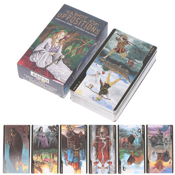 Tarot av visioner Tarot Prophecy Divination Deck Familjefest Bo Flerfärgad one size
