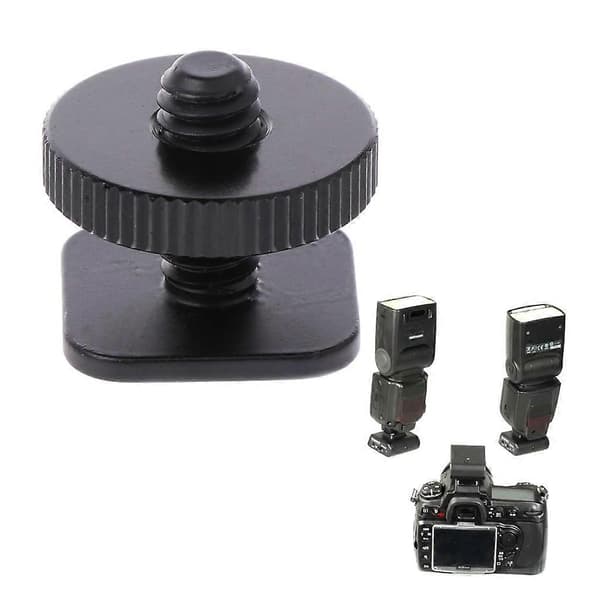 1/4' Enkellagers Stativfäste Skruv till Studioblixt Hot Shoe Adapter För Nikon_tfrf