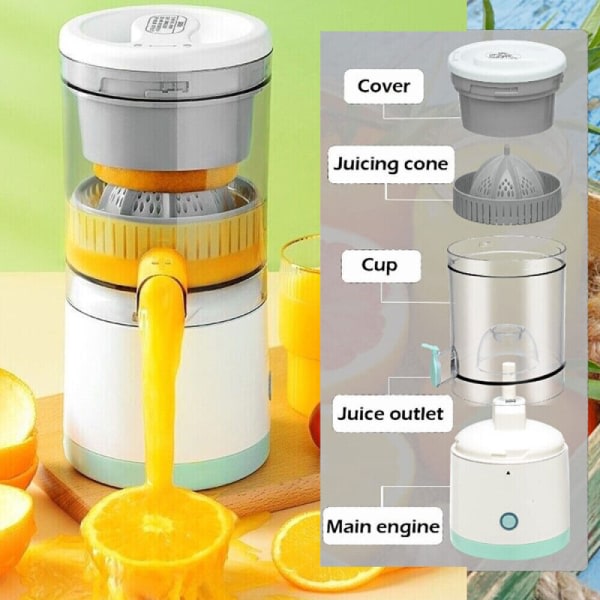 Elektrisk Juicepresser Juicer Blender Squeezer Sitron Fruit Bærbar Maskin