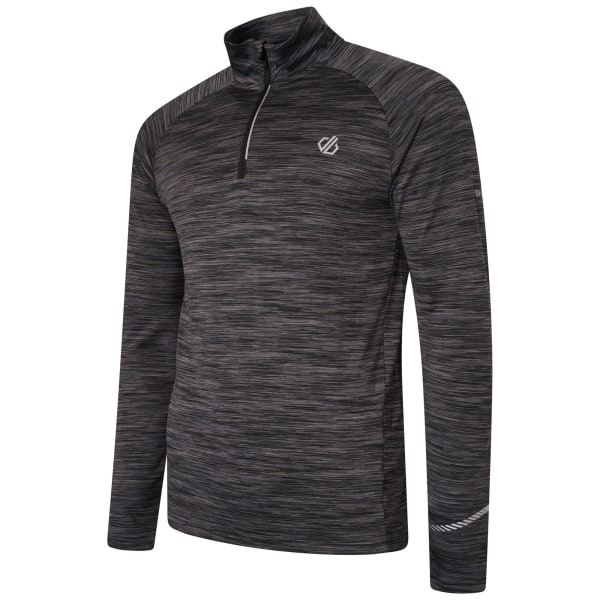 Dare 2B Accelerate Space Dye Jersey Långärmad T-shirt 3 Charcoal Grey 3XL zdq