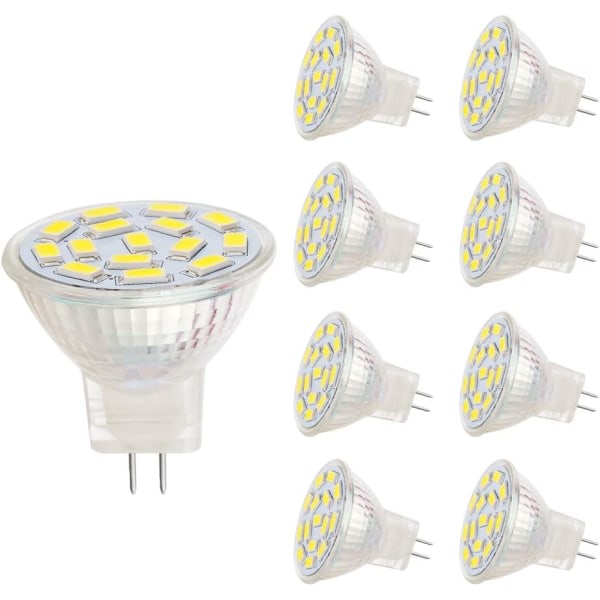 CDQ MR11 LED-lampe, GU4.0-sokkel, 3W, vit (6000K, 8.)