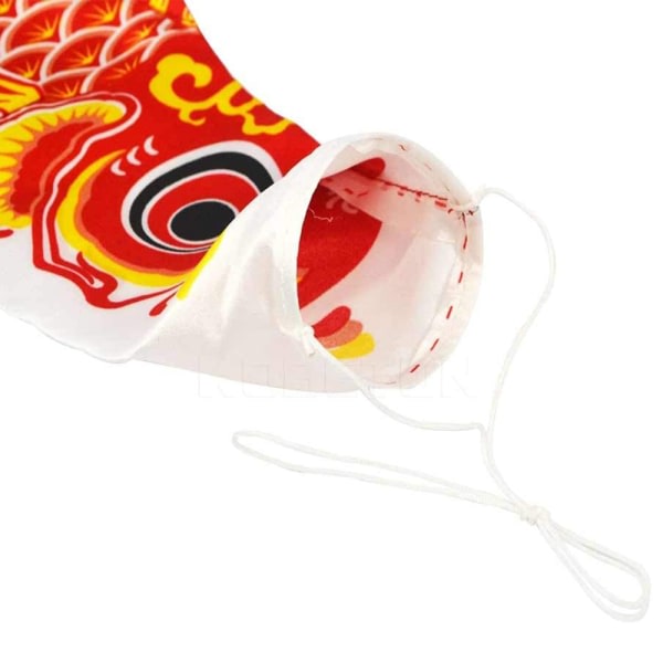 5-delad uppsättning karpflagga vindsocka karp färgglada konstpresenter fisk vind streamer hem festdekorationer