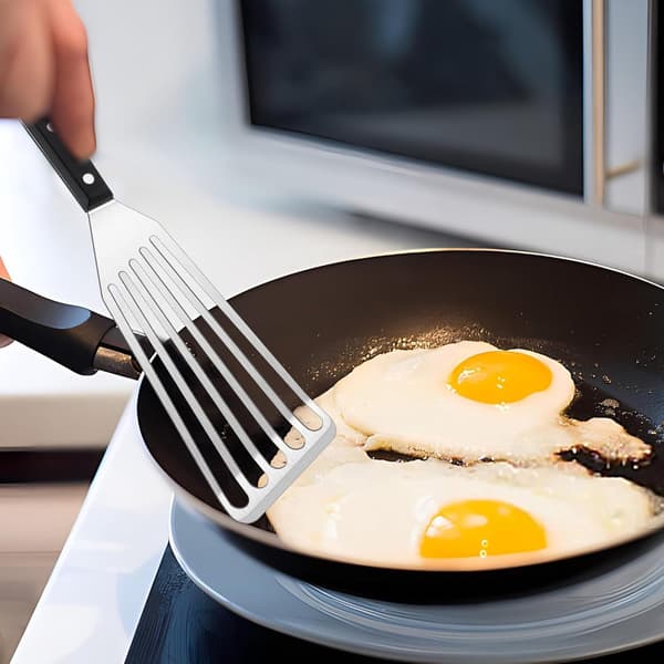 2-pack - Spatel - Rostfritt - Stål - Hållbar - Grillspatel - Redskap - Köksredskap - Skrapa