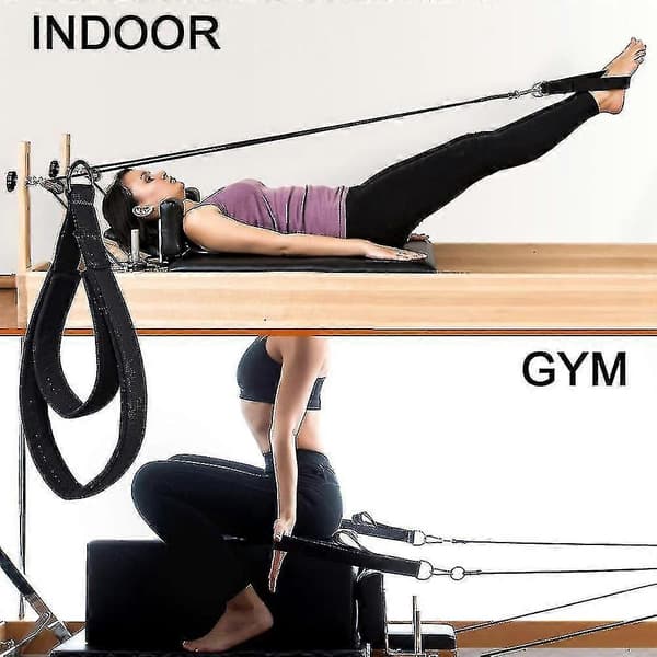 Dobbel Loop Pilates-bånd for Reformer og annet treningsutstyr_tfrf