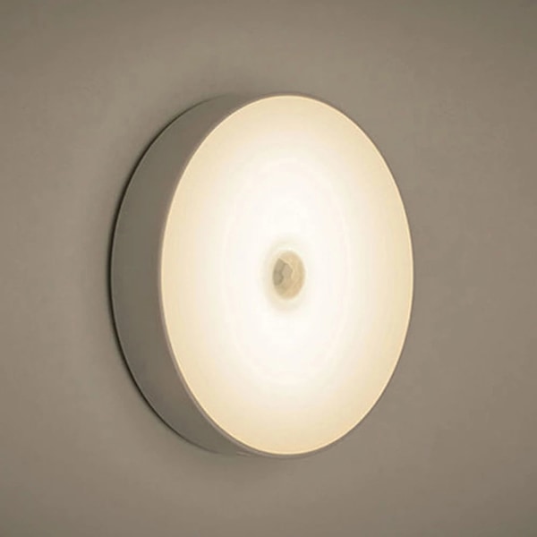 LED Nattlampa Mini Rund Ljussensorkontroll Flimmerfri Nattlampa Vägglampa För Barn Kök Sovrum cool white
