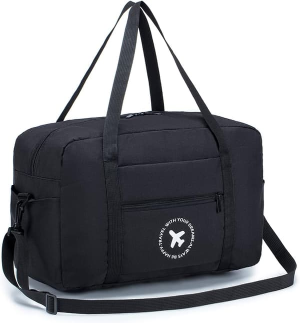 Multi-compartment Travel Bag - Foldable Large Capacity Suitcase, Designed for Students and Short Business Trips, 40x20x25 cm.