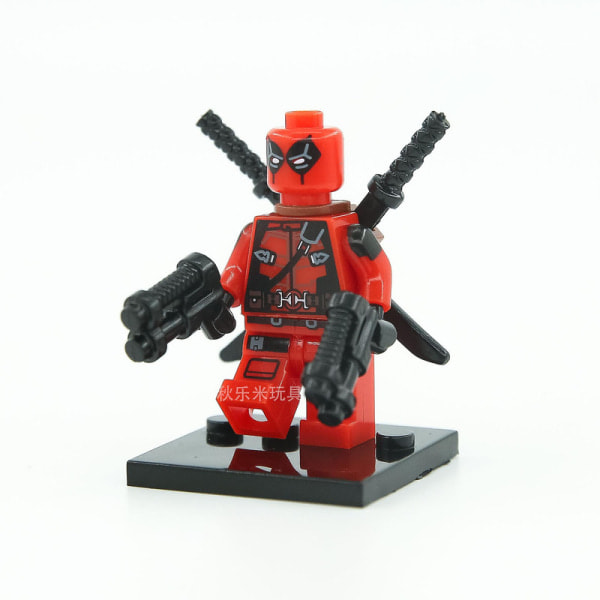 Superhelt-serie Deadpool Byggekloss Mann Figur Montering Leke Db Deadpool Deadpool