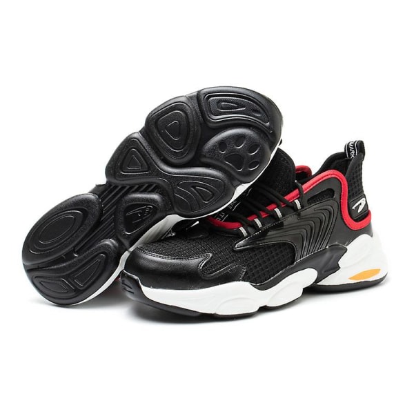 Sneakers för män Andas lätta ståltå säkerhetsarbetsskor 3D783 BlackWhite 39