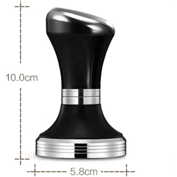 Kaffe Tamper Rustfrit Espresso Kaffe Tamper Barista Tamper Espresso Hånd Tamper Stål (sort)