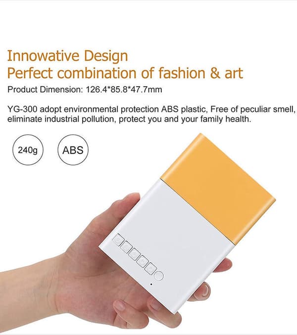 Mini Projector - Full - Outdoor Movie Projector - Compatible - with - HDMI - USB - Audio - Remote Control.