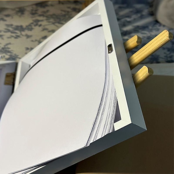 My Little Davinci trebilde ramme 20 ark kunstverk - Barnkunstvisning ram Utmerket white