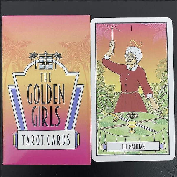 The Golden Girls Tarotkort Brädspel Underhållning Creative Divination Deck Med Full engelsk Pdf Guidebok För Barn Vuxen78st Tt47 zdq