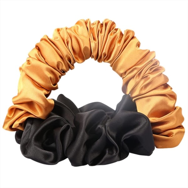 Värmefria gör-det-själv-hårstylingværktøj Silk Curls Pannband gul
