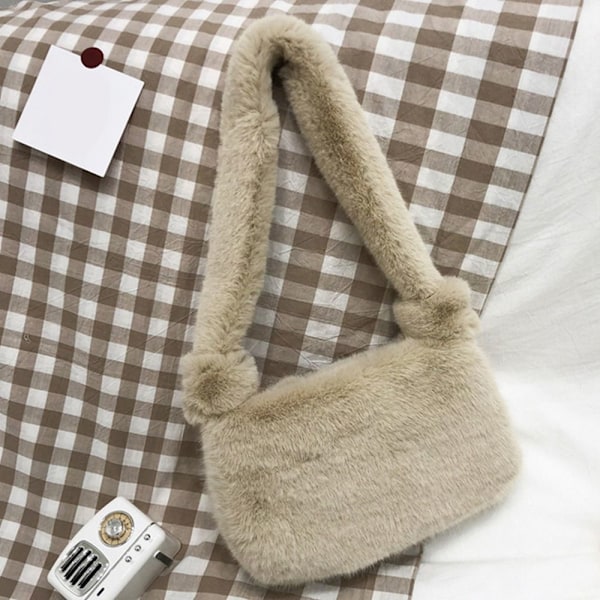 Firkantet veske Håndveske BEIGE beige