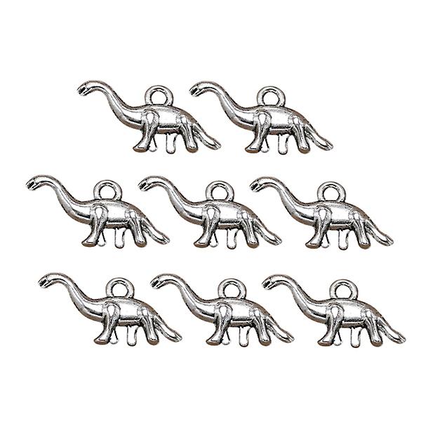 20st Legering Retro Dinosaurie Hängen Berlocker Göra selv smycken Tillbehör for halsbånd Armbånd (antikk sølv) Sølv ingen