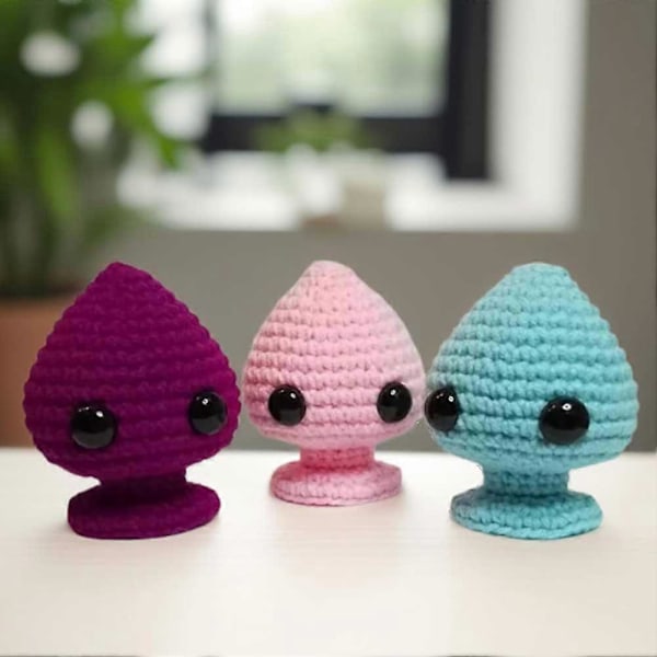 Spookys Heklet Butt Plug Innovative Morsomme Skrivebordsdekorasjoner for Menn Kvinner
