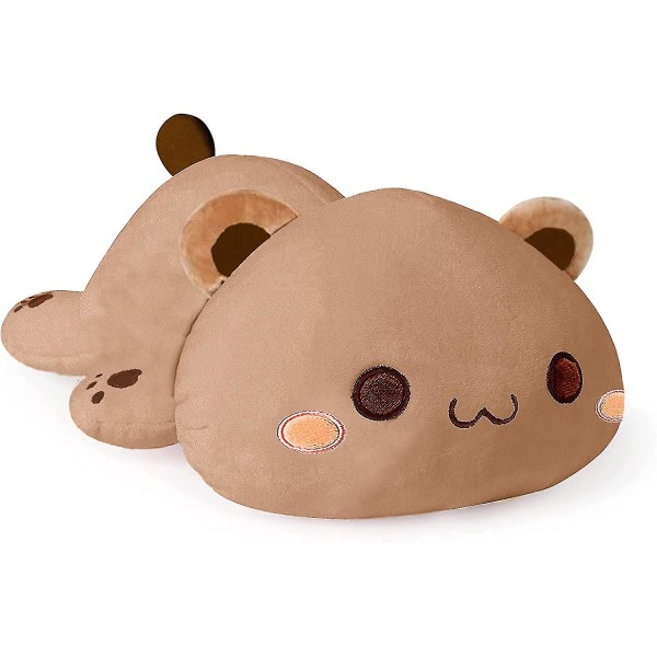 Söt björn plysch leksak gosedjur Björn mjuk anime plysch kudde för barn (brun björn, 12") Wyelv