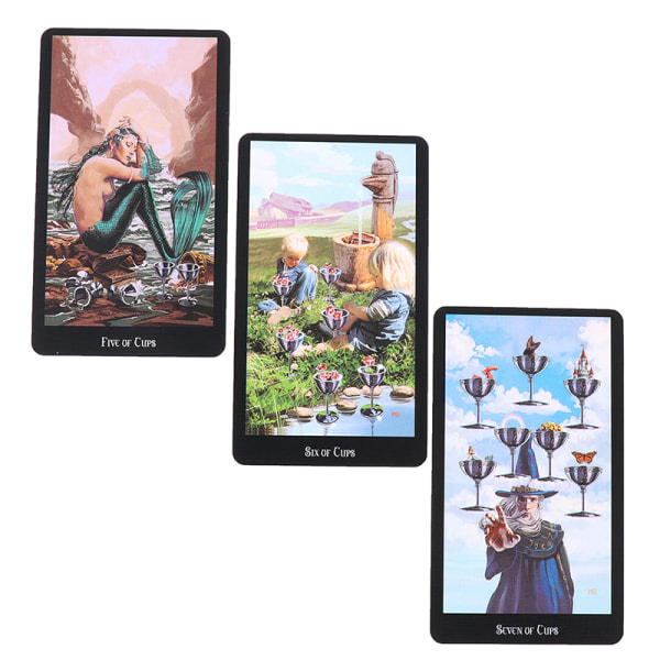 H?xa tarotkort engelskt br?dspel sp?domsprofeti multi flerf?rgat onesize