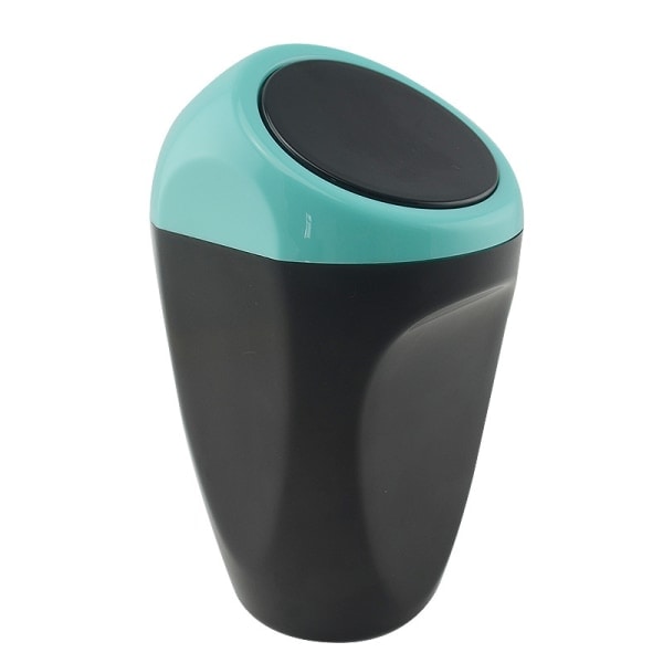(Blå Mini papperskorg) Mini bilsoptunna Plastsoptunna 16x8CM