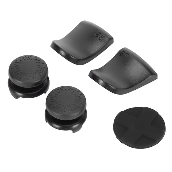 5-i-1 tumgrepp, knapplock, joystickskydd, L2 R2-avtryckarförlängare för PS5-handkontroller