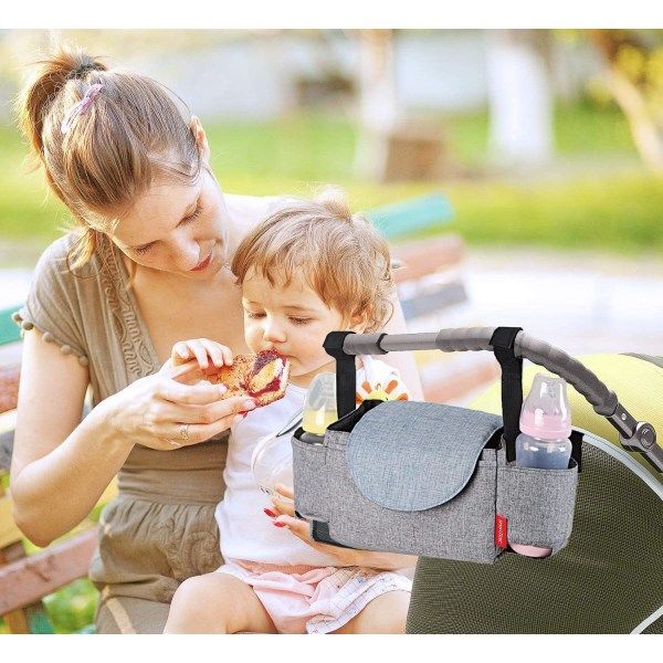 Barnvagnsorganisatör Barnvagn Barnvagn Kopphållare Väskor Mommy Bag Univ