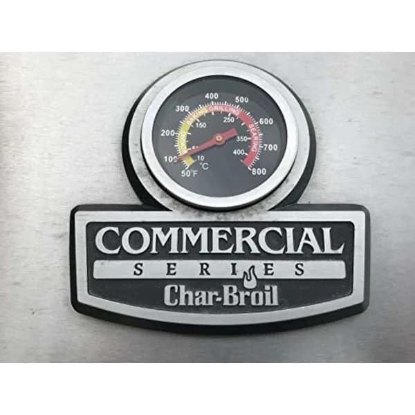 BBQ Grill Røgetermometer Rustfrit Stål Erstatningsmåler til Weber Char Broil Nexgrill 60 mm