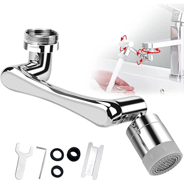 Sprutsikker Kranfilter, Kranlufter, Kranfilter, 1080° Roterbar_tfrf