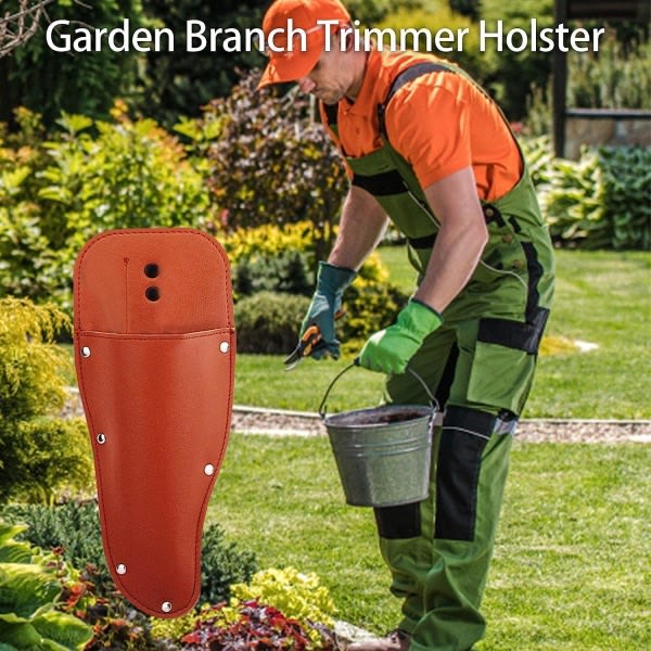 CDQ Beskärningssax Slida | Cover för midjebälte - Handsch Garden Secret Holder orange