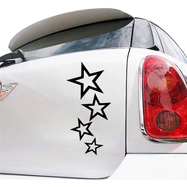 Reflekterende bilklistermärken - Pentagram Scratch Cover Reflekterande klistermärken | Säkerhetsvarningstejp for kroppsdekoration