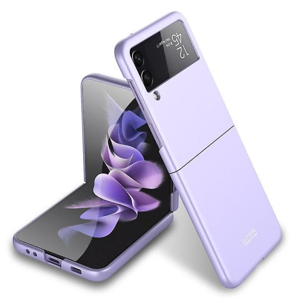 Phone case För Phone case För Samsung Galaxy Z Flip 3 5g Pc Phone case/flerfärgat Matt Phone case Violetti ei mitään