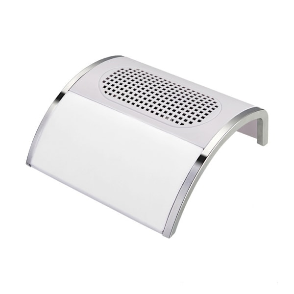 (Specialerbjudanden!) Nageldammsugare - Sugsystem för manikyr och naglar - Dammsugare, dammuppsamlare för manikyr 25,8x24x10cm vit white