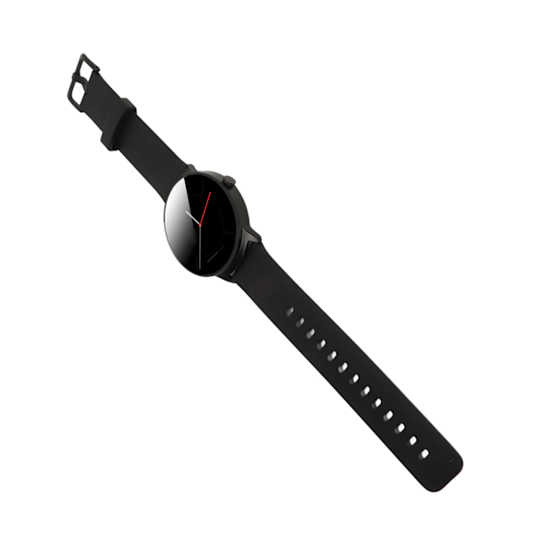 1,32 tommer HD Blodsukker Smartwatch Ikke-invasiv Søvn Kropstemperatur Monitor Sportsur Intelligent Sundhedsovervågning Ur Sort 0.2
