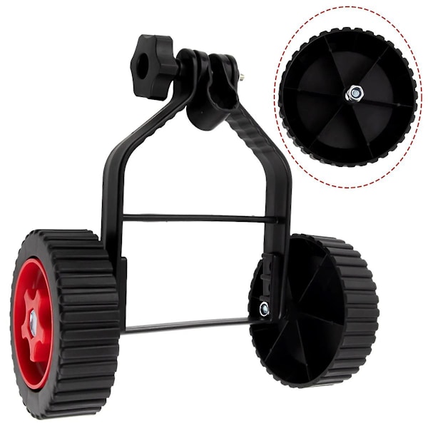 Gräsklipparhjul Universal Grästrimmer Justerbart Stödhjul Set Trimmarhjälphjul