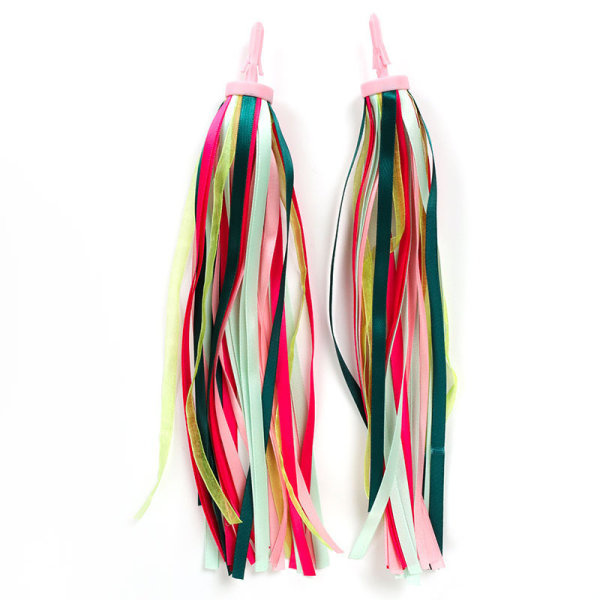 1 par barncykel tofsar skoter styre streamers 3