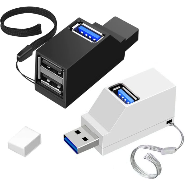 CDQ 3-ports USB-hub, 2 ST USB 3.0-hub, USB-splitteradapter