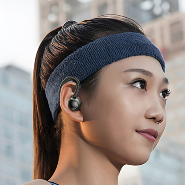 CDQ Trådlösa Bluetooth 5.3 Clip-Ear høres Svart SvartCDQ