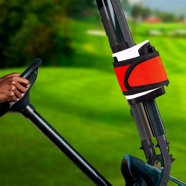 Range Finder Golf Fast Band Dekal Golf Range Finder Magnetisk Hållare Bälte Med fäste,b Black none