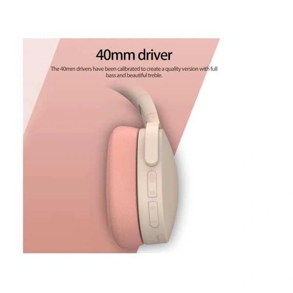 Trådløse hovedtelefoner Bluetooth 5.1 Hifi Foldbare Smart Stereo Støjreducerende Khaki