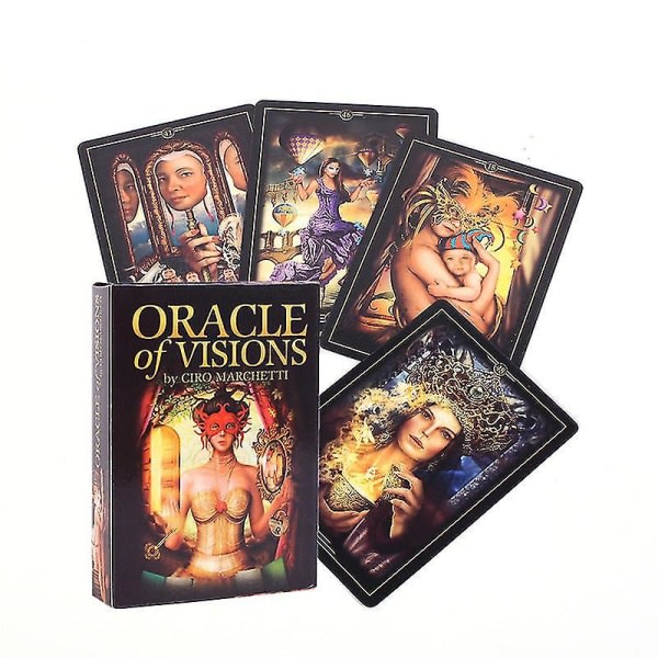Fin Sieve Kipper Tarotkort Oracle Engelsk versjon Brädspel Familjefest Spelkortlek Bordsspel Spådom öde52st Ts55 zdq