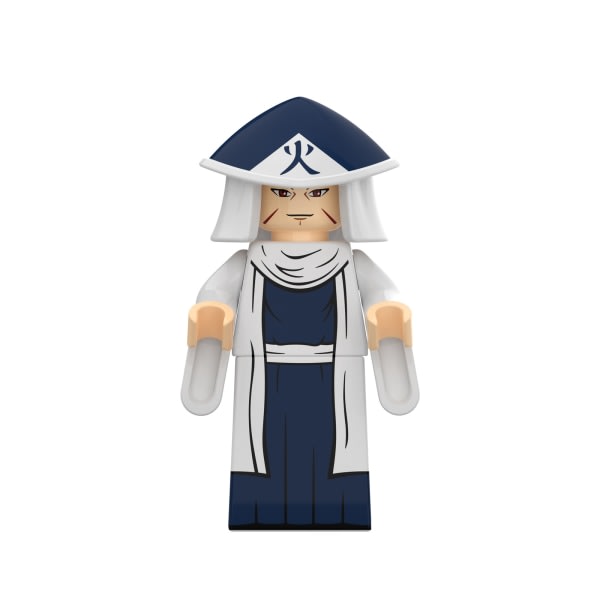 CDQ 10 st Naruto monterade leksaker Barn monterade minifigurer white