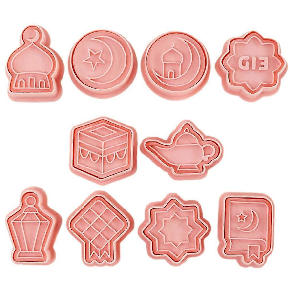 Plast DIY Kageforme Søde Bageforme Eid Ramadan Serie Formet_tfrf