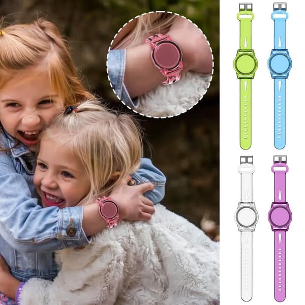 Børneurrem Børne GPS-armbånd TRANSPARENT transparent