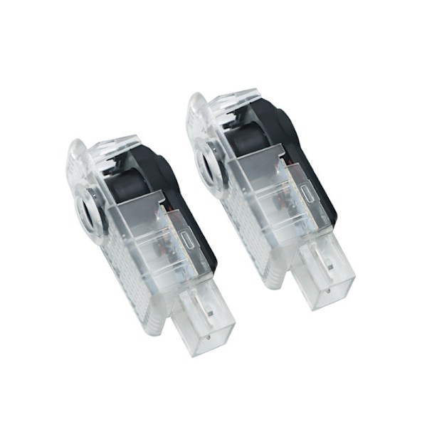 2x LED-kompatible Audi Dørlys Logoprosjektorer Lysstyring