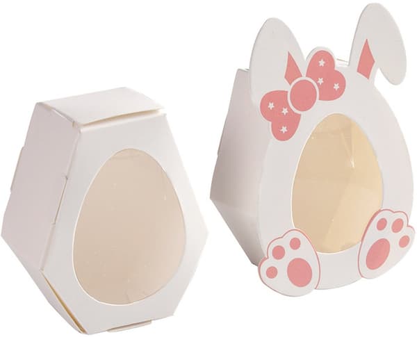 Easter Candy Packaging - Rabbit Series - Transparent Window - Two Colors - Festive Packaging
