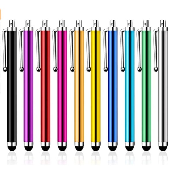 Pakke med 20 Universal Stylus Penna med pekskærm Kapacitiv Slim Stylus Pennor til mobiltelefoner