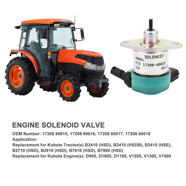 Versatile Aftermarket Fuel Solenoid Valve, Compact Structure and Exquisite Workmanship for High-Performance Fuel Components, 12V Fuel Shut Off