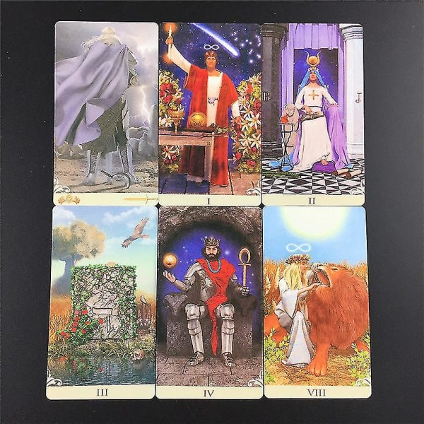 Vice versa Tarotkortdäck och guidebokkort ödesspådomsspel Tarotdäck för fest semestergåva Brädspel63st Tt20 zdq